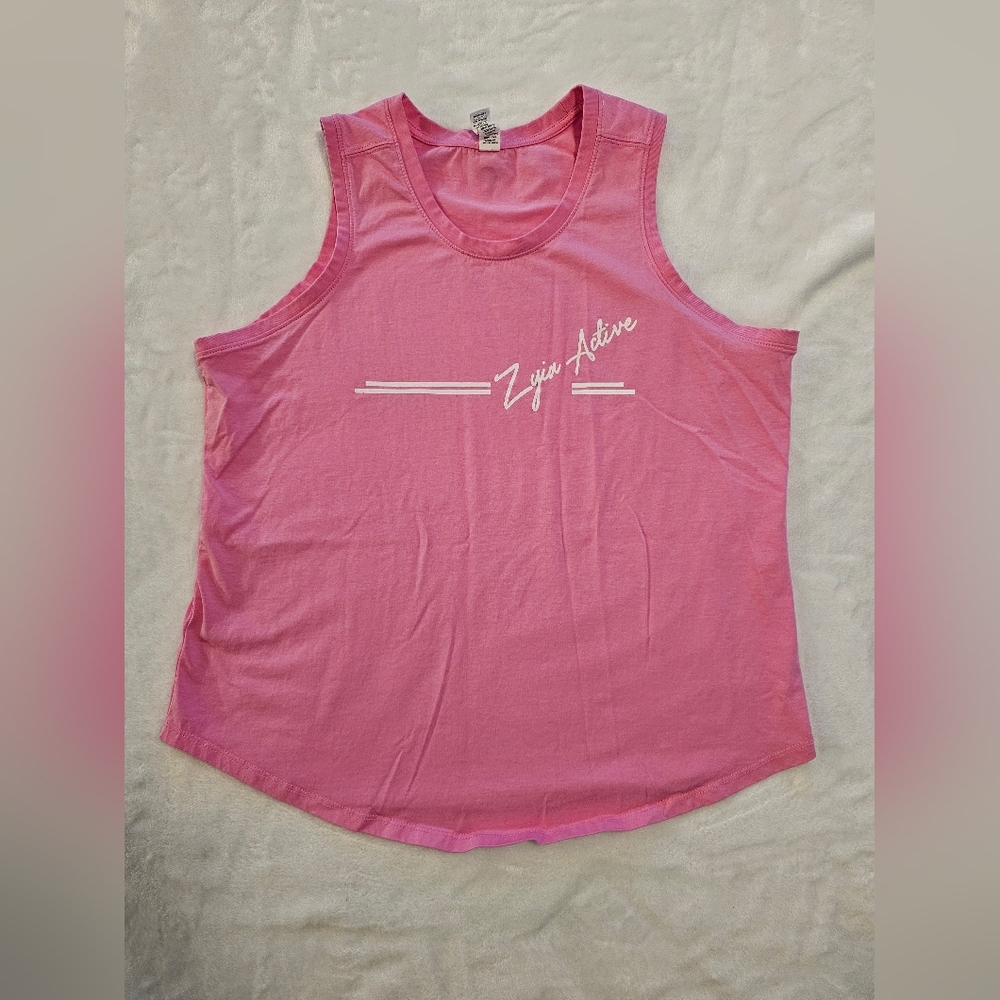 Zyia Active Pink South Beach Tank L